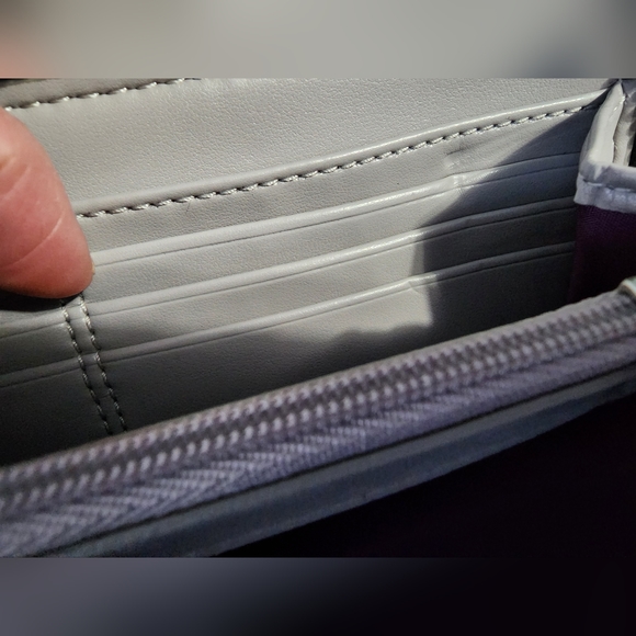 NWT Charcoal Coach Zip Around Wallet - Picture 11 of 12